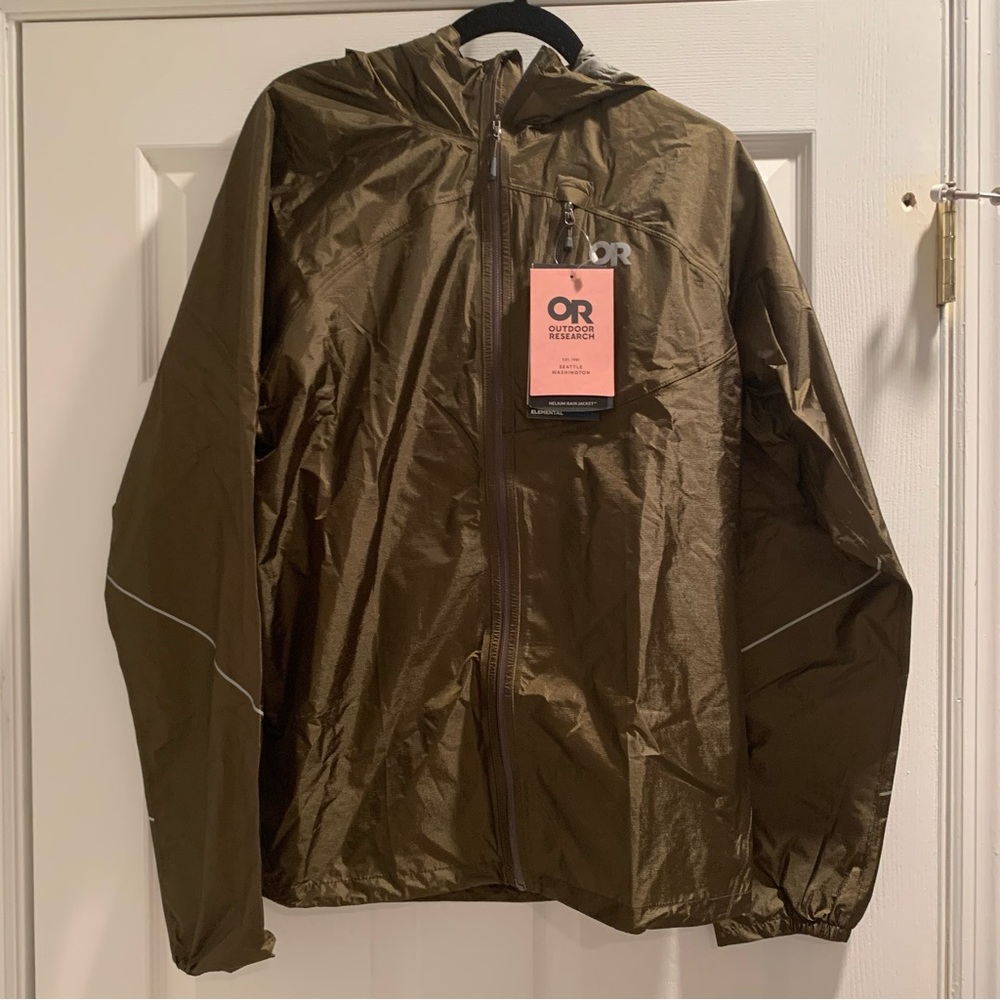 NWT Outdoor Research Helium Men's Rain Jacket - Picture 8 of 13
